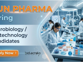 Apply for Senior Officer Role under Sun Pharma Career . MSc Biotechnology & Microbiology Candidates Explore Quality Control Jobs.