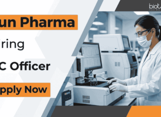 Sun Pharma is Hiring | Life Sciences Candidates Apply Now for QC Jobs Apply for QC Jobs at Sun Pharma Career in Halol: MSc Life Sciences Graduates can join as QC Officer. Check Eligibility and Apply Online Now.