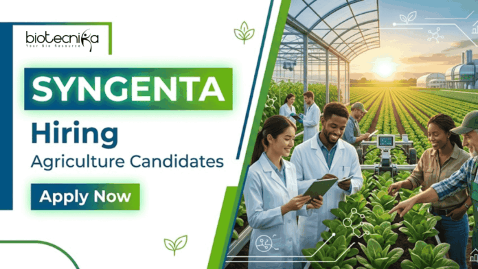 Syngenta Apply for Agriculture Jobs at Syngenta. Explore Agronomy Jobs and Grow your Syngenta Career with this Opportunity in Goa.