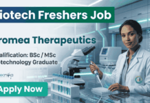 Biotech Freshers Job at Promea | Biotechnology Jobs for Freshers | Attend the Walk-in Interview Biotech Freshers Job at Promea | Biotechnology Jobs for Freshers Walk-in 2026