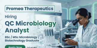 QC Microbiology jobs at Promea Therapeutics | Life Sciences Jobs | Apply Now QC Microbiology jobs at promea – explore Life sciences jobs in microbiology testing and quality control in Hyderabad.