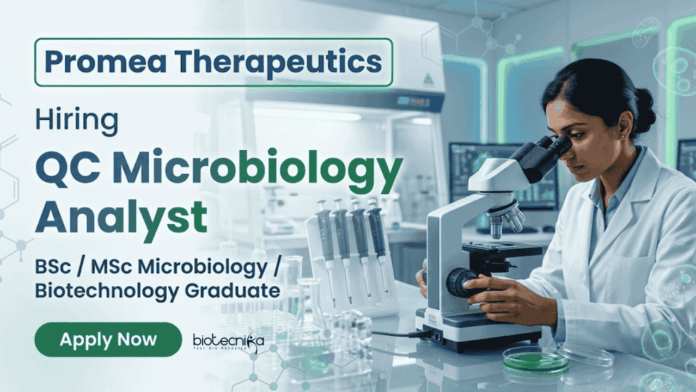 QC Microbiology jobs at promea – explore Life sciences jobs in microbiology testing and quality control in Hyderabad. QC Microbiology jobs at promea – explore Life sciences jobs in microbiology testing and quality control in Hyderabad.