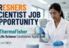 Freshers Scientist Job at Thermo Fisher | Life Science Role