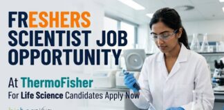 Freshers Scientist Job at Thermo Fisher | Life Science Role