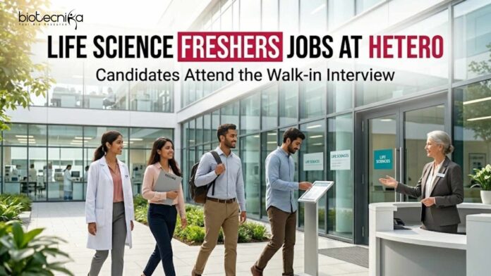 Apply for Life Science Freshers Jobs at Hetero. Walk-in Interview for QA QC Jobs, production roles. Job Opportunity in India. Apply for Life Science Freshers Jobs at Hetero. Walk-in Interview for QA QC Jobs, production roles. Job Opportunity in India.