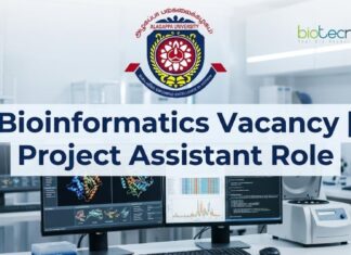 Bioinformatics Job 2026 | Walk-in Interview at Alagappa University | Project Assistant Role Bioinformatics Job at Alagappa University | Attend the Walk-in