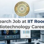 Research Job at IIT Roorkee | Biotechnology Careers | Apply Now 