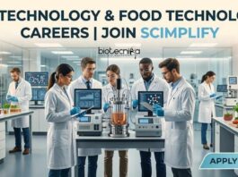 Biotechnology Job at Scimplify | Food Technology Role | Apply Now