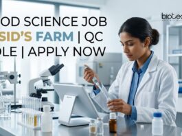 Food Science Job at Sid’s Farm | QC Role | Apply Now