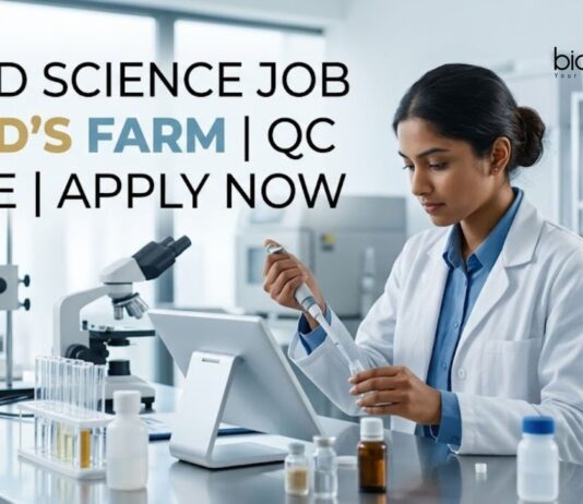 Food Science Job at Sid’s Farm | QC Role | Apply Now