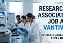 Research Associate III Stability SME Job at Vantive – Biotech Careers in Bengaluru Research Associate Job at Vantive | Biotech Careers | Apply Now