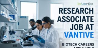 Research Associate Job at Vantive | Biotech Careers | Apply Now