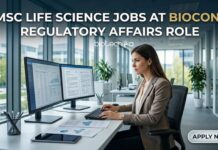 Regulatory Affairs Specialist Job at Biocon | MSc Life Science Jobs MSc Life Science Jobs at Biocon | Regulatory Affairs Role | Apply
