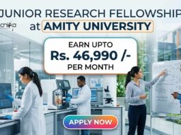 Junior Research Fellowship at Amity University | Apply Now