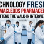Macleods Walk-In Interview 2026 for Biotechnology Freshers | Multiple Roles Open! Biotechnology Freshers Job at Macleods Pharmaceuticals | Walk-In