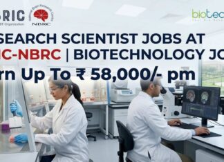 Research Scientist Jobs at BRIC- NBRC | Biotech Roles | Apply