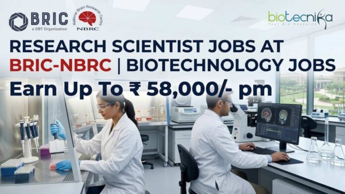 Research Scientist Jobs at BRIC- NBRC | Biotech Roles | Apply Research Scientist Jobs at BRIC- NBRC | Biotech Roles | Apply