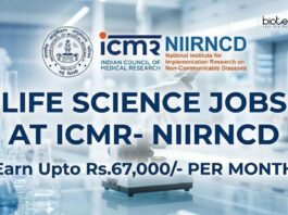 Life Science Jobs at ICMR- NIIRNCD | Candidates Apply Now