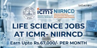 ICMR Careers 2026: Life Science Jobs | Walk-In Interview at NIIRNCD | Earn Upto Rs.67,000/- + HRA per month Life Science Jobs at ICMR- NIIRNCD | Candidates Apply Now