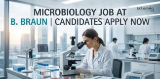 Assistant Manager – Quality Assurance | Microbiology Job at B Braun Careers Microbiology Job at B. Braun | Candidates Apply Now