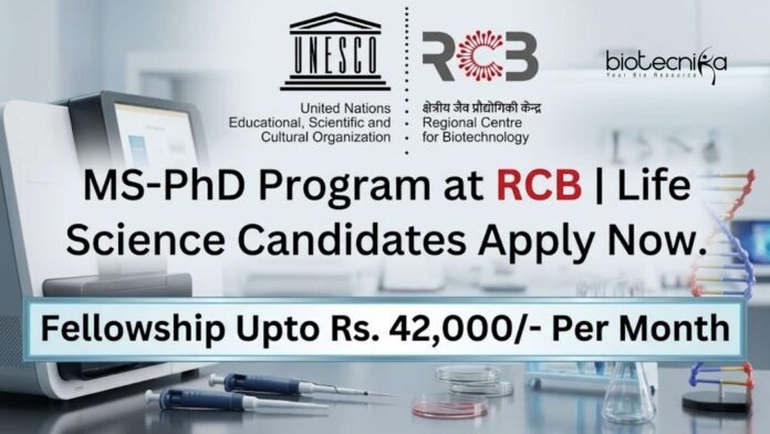 MS-PhD Program at Regional Centre for Biotechnology | Apply MS-PhD Program at Regional Centre for Biotechnology | Apply
