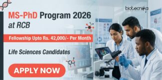MS-PhD Program at Regional Centre for Biotechnology | Apply