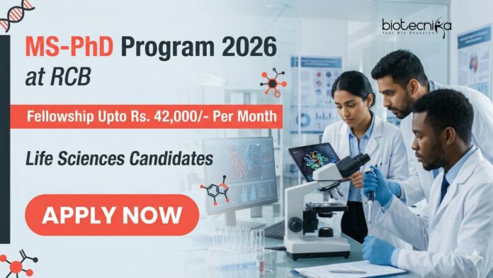 MS-PhD Program at Regional Centre for Biotechnology | Apply MS-PhD Program at Regional Centre for Biotechnology | Apply