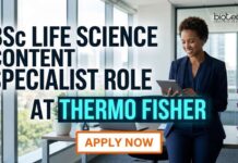BSc Life Science Job at Thermo Fisher Careers – Content Specialist Role in Bangalore BSc Life Science Job at Thermo Fisher at | Content Specialist Role
