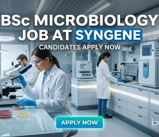 BSc Microbiology Job at Syngene | Candidates Apply Now