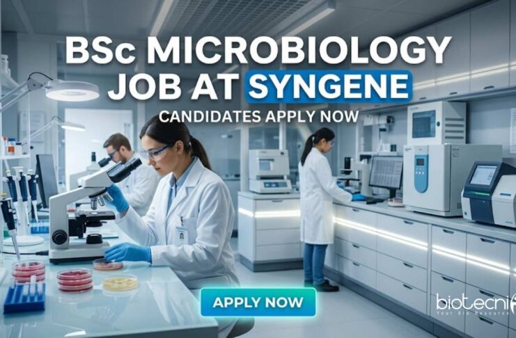 BSc Microbiology Job Alert: QC Microbiology Analyst at Syngene Careers BSc Microbiology Job at Syngene | Candidates Apply Now