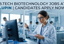 Lupin Hiring Executive – Production (Mammalian) | Biotech Jobs in Pune B.Tech Biotechnology Jobs at Lupin | Candidates Apply Now