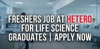 Freshers Job at Hetero | Life Science Role | Apply