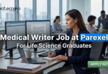 Parexel Careers: Medical Writer Job for life science graduates Medical Writer Job at Parexel | Life Science Graduates | Apply Now