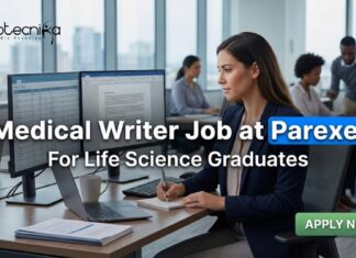Medical Writer Job at Parexel | Life Science Graduates | Apply Now