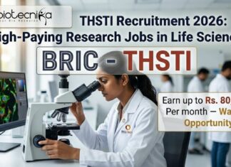 Research Jobs at BRIC-THSTI | Career in Life Sciences | Apply Now