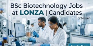 BSc Biotechnology Jobs at Lonza | Candidates Apply Now