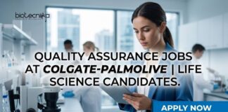 Quality Assurance Jobs at Colgate-Palmolive | Life Science Role