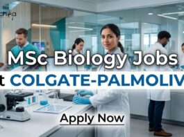 MSc Biology Jobs at Colgate-Palmolive | Candidates Apply Now