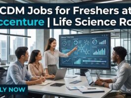 CDM Jobs for Freshers: Launch Your Accenture Life Science Career in Bengaluru! CDM Jobs for Freshers at Accenture | Life Science Role | Apply Now
