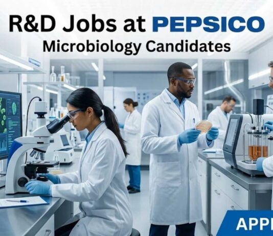 PepsiCo R&D Jobs in Hyderabad | Microbiology & Specification Management Role R&D Jobs at PepsiCo | Microbiology Candidates | Apply Now
