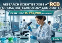 Research Scientist Jobs at RCB | Biotechnology Candidates apply