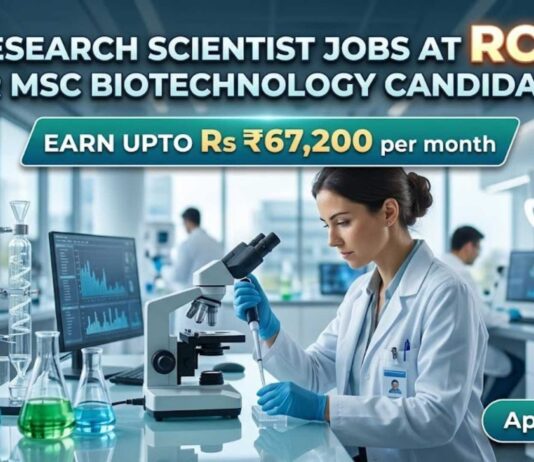Research Scientist Jobs at RCB | Biotechnology Candidates apply
