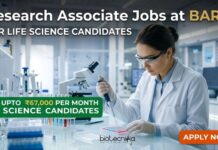 BARC Research Associate Jobs 2026 – High-Paying Life Science Careers Opportunity | Earn Up to ₹67,000/- p.m. Research Associate Jobs at BARC | Life Science Role