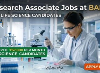BARC Research Associate Jobs 2026 – High-Paying Life Science Careers Opportunity | Earn Up to ₹67,000/- p.m. Research Associate Jobs at BARC | Life Science Role