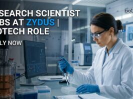Research Scientist Jobs at Zydus | Biotech Role | Apply Now