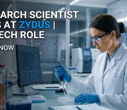 Research Scientist Jobs at Zydus | Biotech Role | Apply Now