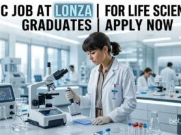 QC Job at Lonza | Life Science Graduates | Apply Now