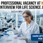 Young Professional Vacancy at NIPGR | Life Science Role | Walk-in