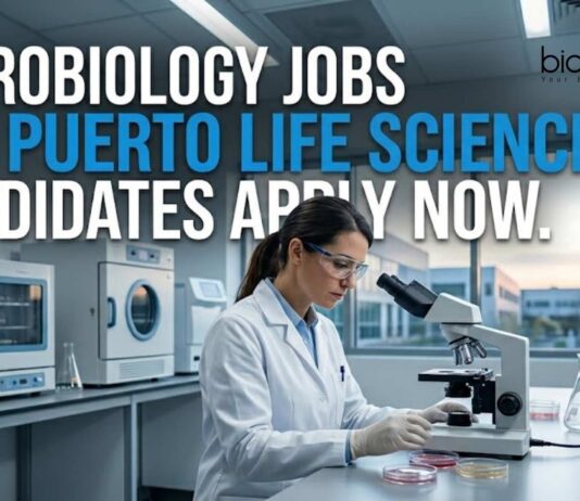 Microbiology Jobs for Puerto Life Science | Candidates Apply Now