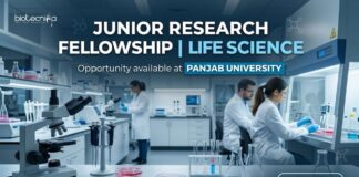 Junior Research Fellowship at Panjab University | Life Science